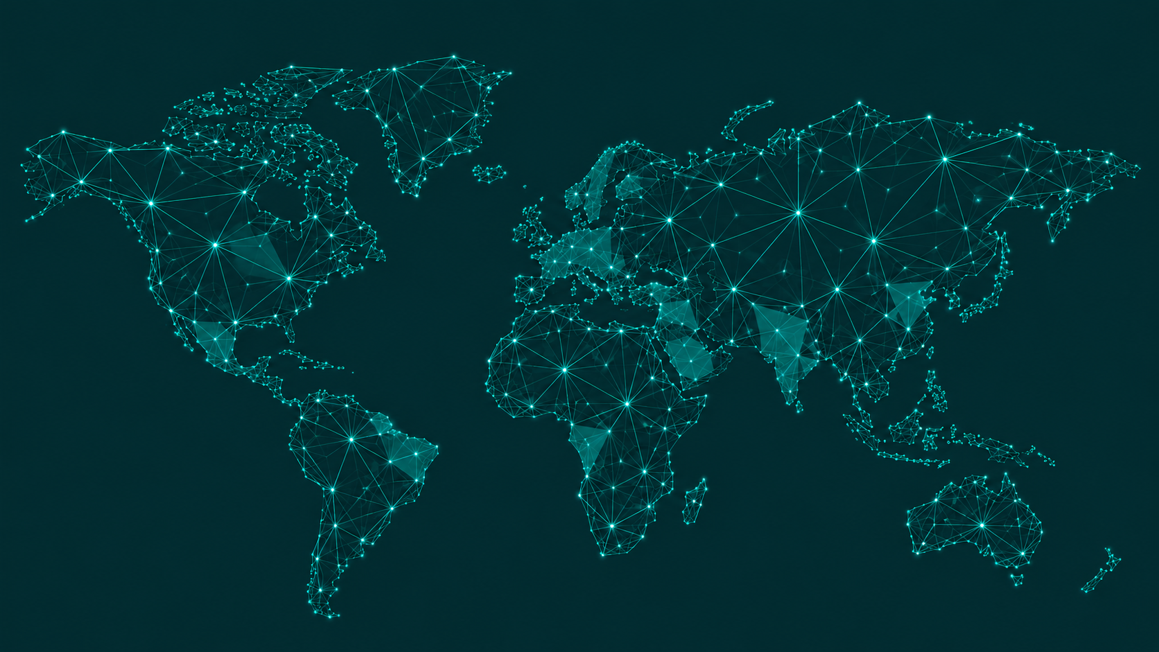 Mapa-mundo representando a presença internacional da UNDONE