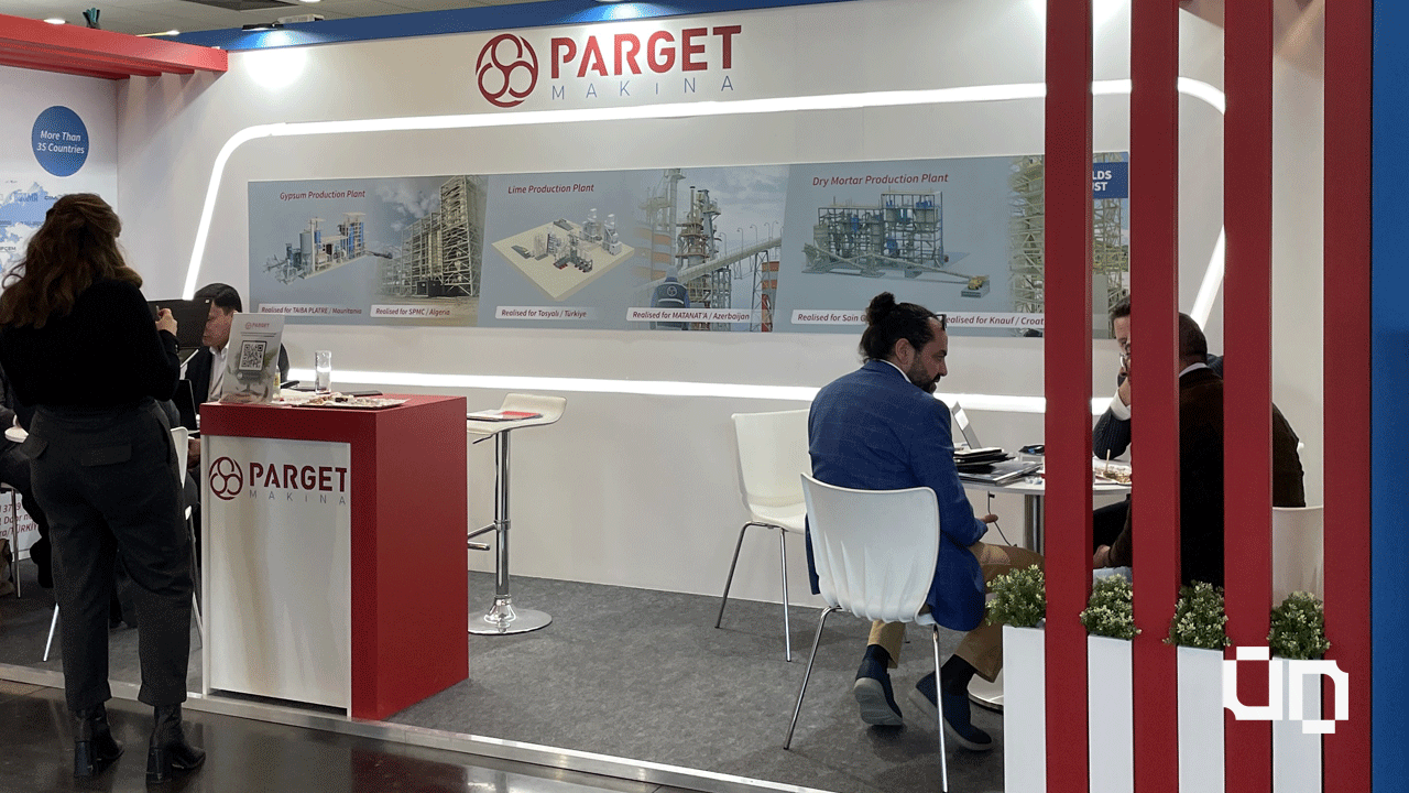 Stand da Parget no Global Gypsum desenvolvido pela UNDONE
