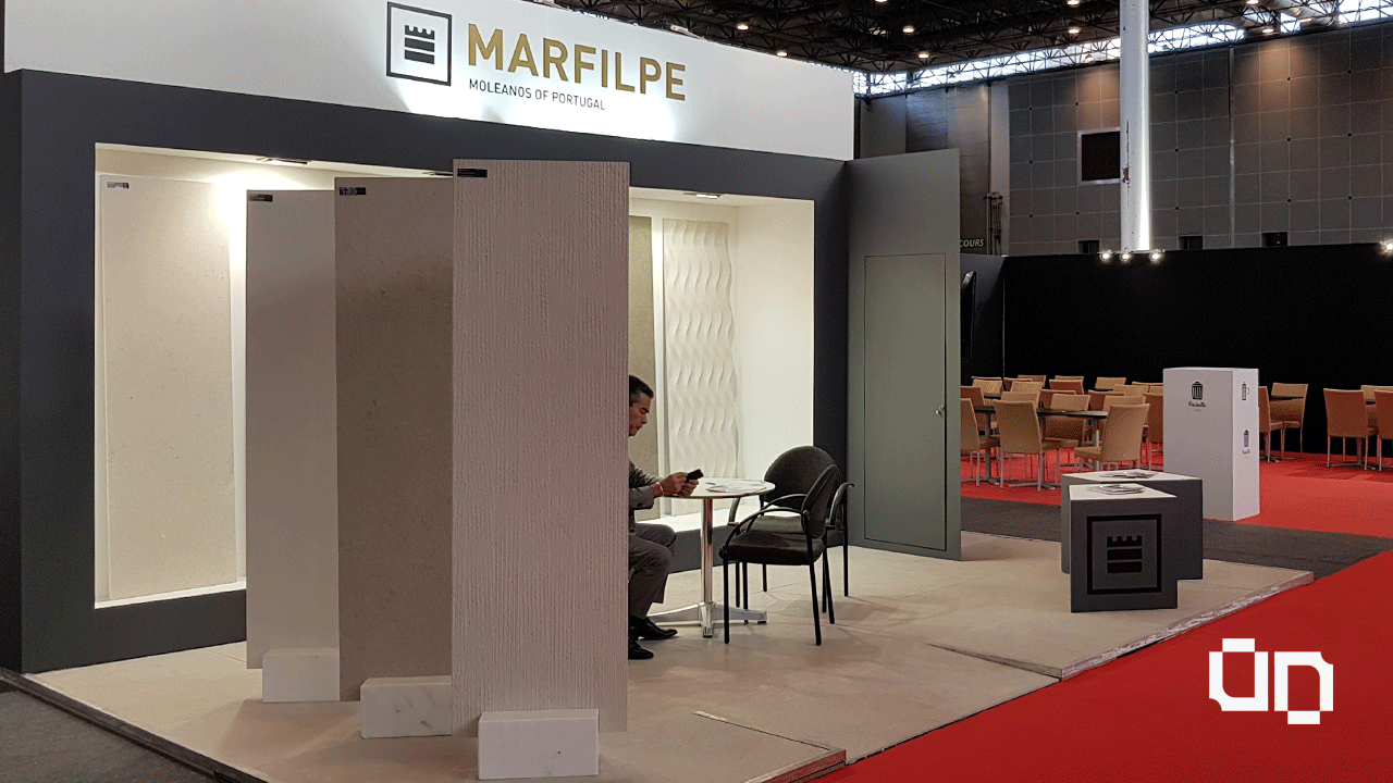 Stand da Marfilpe na Batimat desenvolvido pela UNDONE